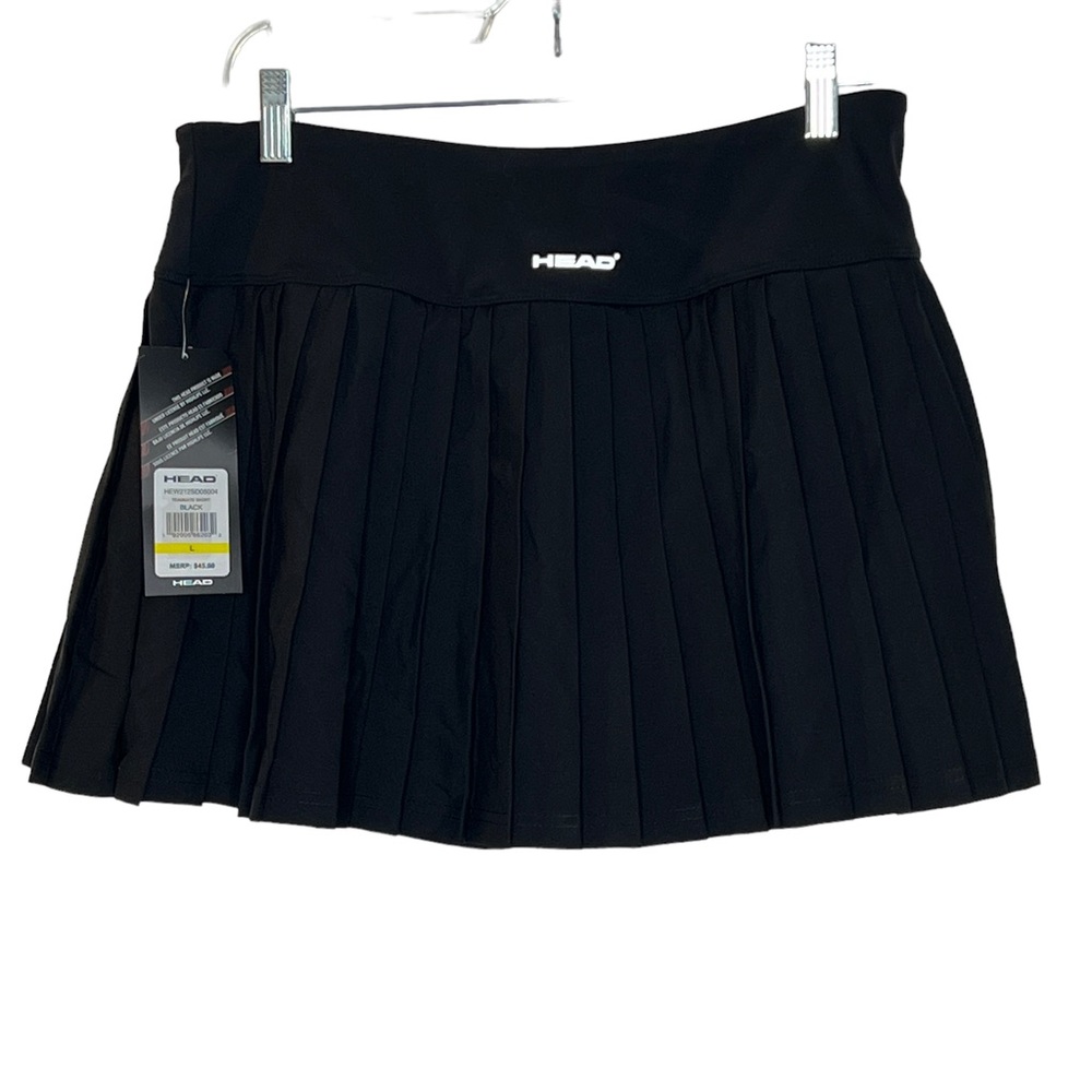 Head micropleat black tennis skort - Picture 2 of 5